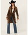 Image #1 - Stetson Women's Retro Long Sleeve Snap Cardigan, Brown, hi-res