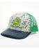 Image #1 - John Deere Boys' Tractor Print Logo Ball Cap, Green, hi-res