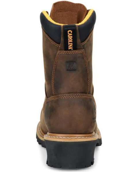 Image #3 - Carolina Men's Poplar Logger Boots - Composite Toe, Beige/khaki, hi-res
