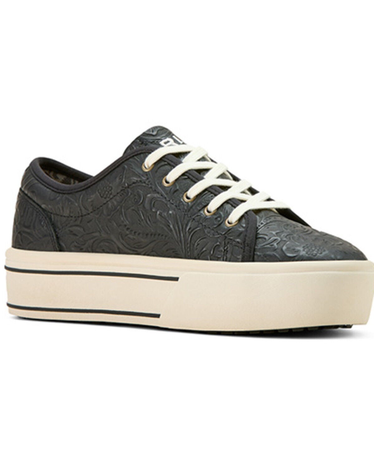 Ariat Women's Skylar Embossed Casual Shoes, Black, hi-res