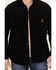Brixton Men's Porter Long Sleeve Waffle Corduroy Button Down Shirt, Black, hi-res