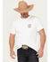 Image #2 - Brixton Men's Oath Short Sleeve Graphic T-Shirt, White, hi-res