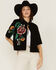 Image #1 - Double D Ranch Women's Kaminski Cross Stitch Jacket, Black, hi-res
