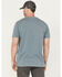 Image #4 - Thorogood Men's Vintage Wash Short Sleeve Pocket Work T-Shirt, Light Blue, hi-res