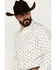 Image #2 - Gibson Trading Co Men's Conrad Floral Print Long Sleeve Pearl Snap Western Shirt, White, hi-res