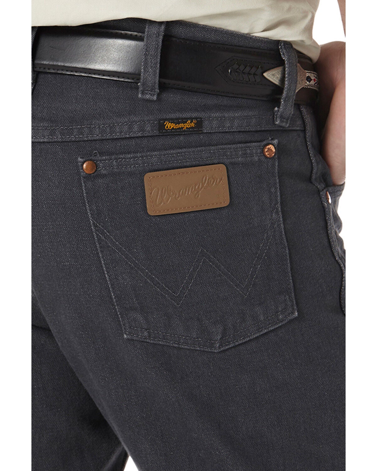 Wrangler Herren Cowboy Cut Jeans – Original Fit, Dark Stone, 34/29