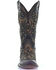 Image #5 - Corral Women's Camo Inlay With Studs Western Boots - Square Toe, Black, hi-res