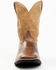 Image #4 - Smoky Mountain Men's Waylon Western Boots - Square Toe, Brown, hi-res