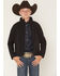 Image #3 - RANK 45® Boys' Mexico Flag Seal Softshell Jacket, Black, hi-res