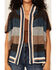 Image #3 - Panhandle Women's Stripe Knit Hoodie Kimono, Coffee, hi-res