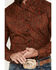 Cody James Men's Tortuga Paisley Print Button Down Western Shirt , Brown, hi-res