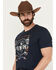 Image #2 - Cinch Men's Southwestern Logo Short Sleeve Graphic T-Shirt, Navy, hi-res