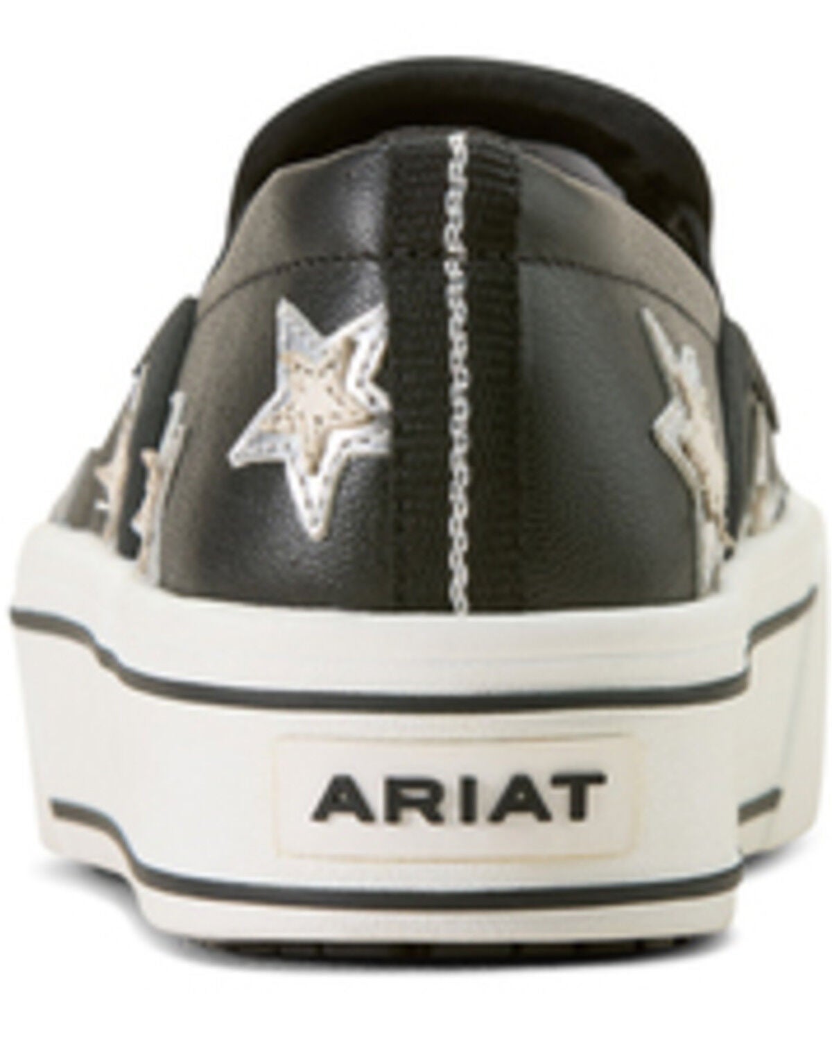 Image #3 - Ariat Women's Skylar Star Slip-On Casual Shoes, Black, hi-res