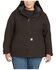 Carhartt Women's Dark Brown Full Swing Caldwell Duck Jacket - Plus, Dark Brown, hi-res