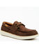 Image #1 - RANK 45® Men's Sanford Herringbone Western Casual Shoes - Moc Toe, Brown, hi-res