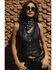 Image #1 - Idyllwind Women's Coated Bustier Button-Down Vest, Black, hi-res