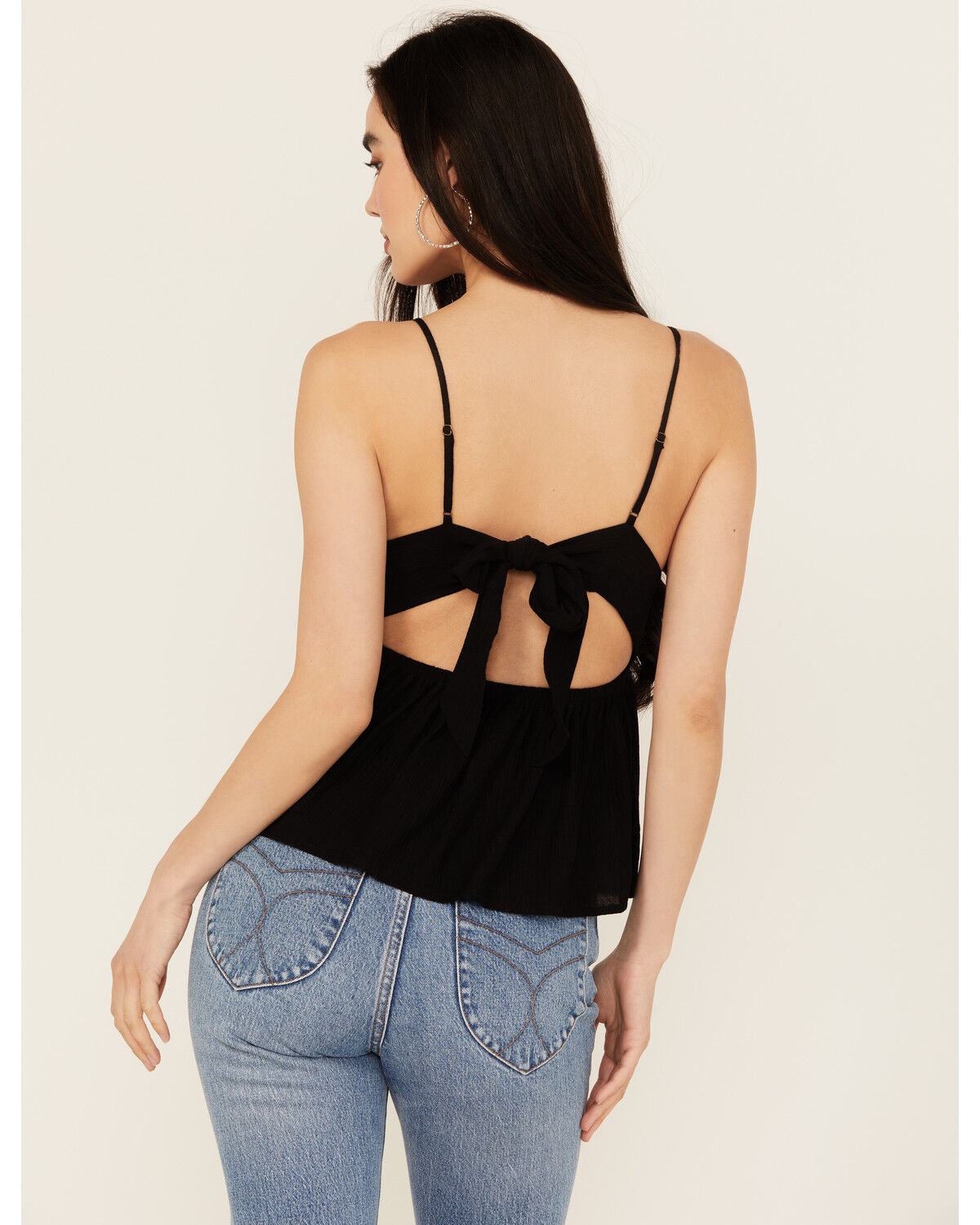 Image #4 - Shyanne Women's Lace Bustier Tank, Black, hi-res