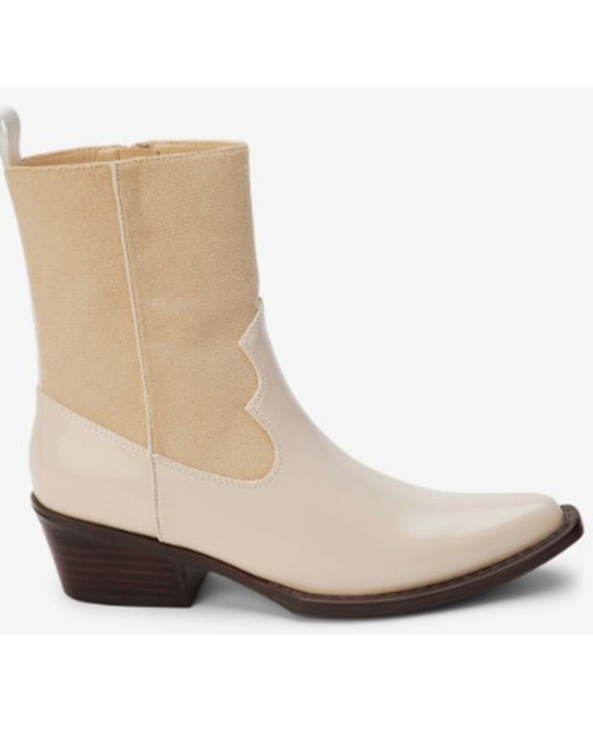 Image #2 - Matisse Women's Harriet Ankle Fashion Booties - Snip Toe, Natural, hi-res