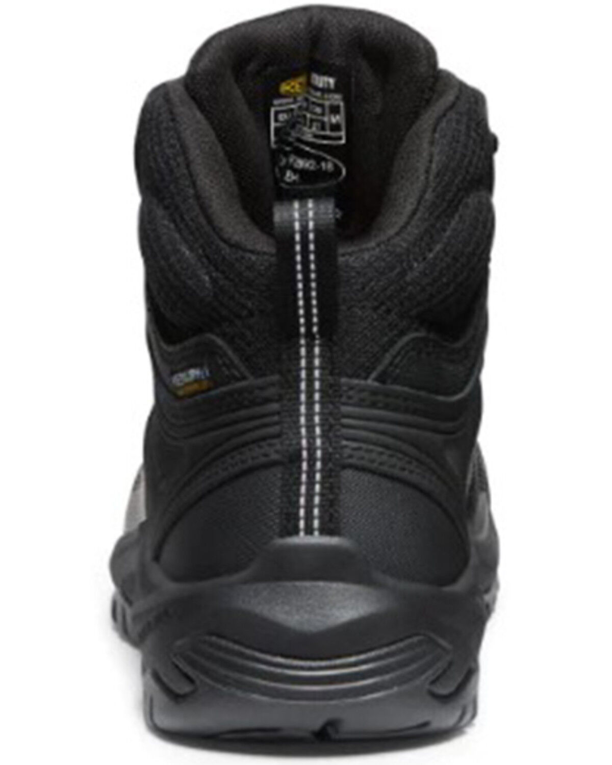 Image #3 - Keen Men's Reno Mid Waterproof Work Boots - Round Toe, Black, hi-res