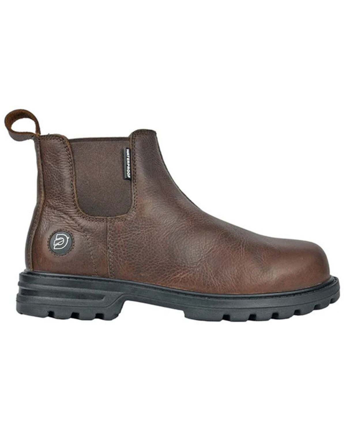 Image #2 - Die Hard Men's Nitro Slip-On Slip Resistant EH Work Boots - Composite Toe, Brown, hi-res