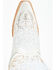 Image #6 - Corral Women's Crystal Embroidered Tall Western Boots - Snip Toe, White, hi-res