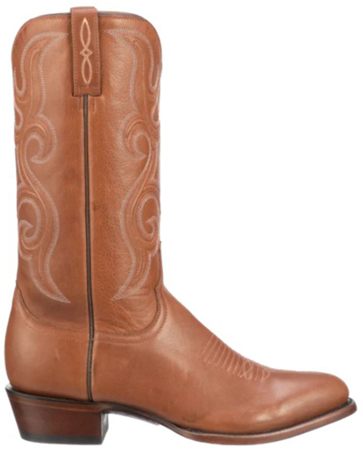 Image #1 - Lucchese Men's Baker Western Boots - Round Toe, Brown, hi-res