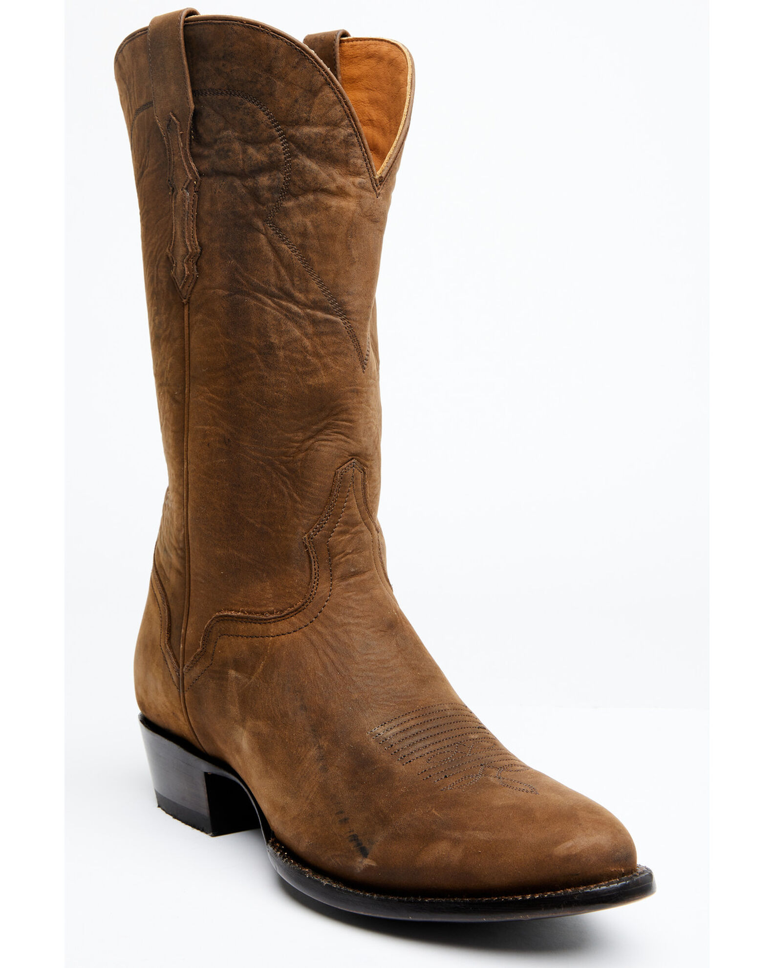 Men's western boots round sale toe