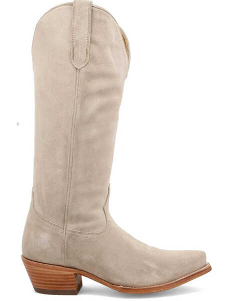 Image #2 - Back Star Women's Addison Suede Tall Western Boots - Snip Toe, Taupe, hi-res