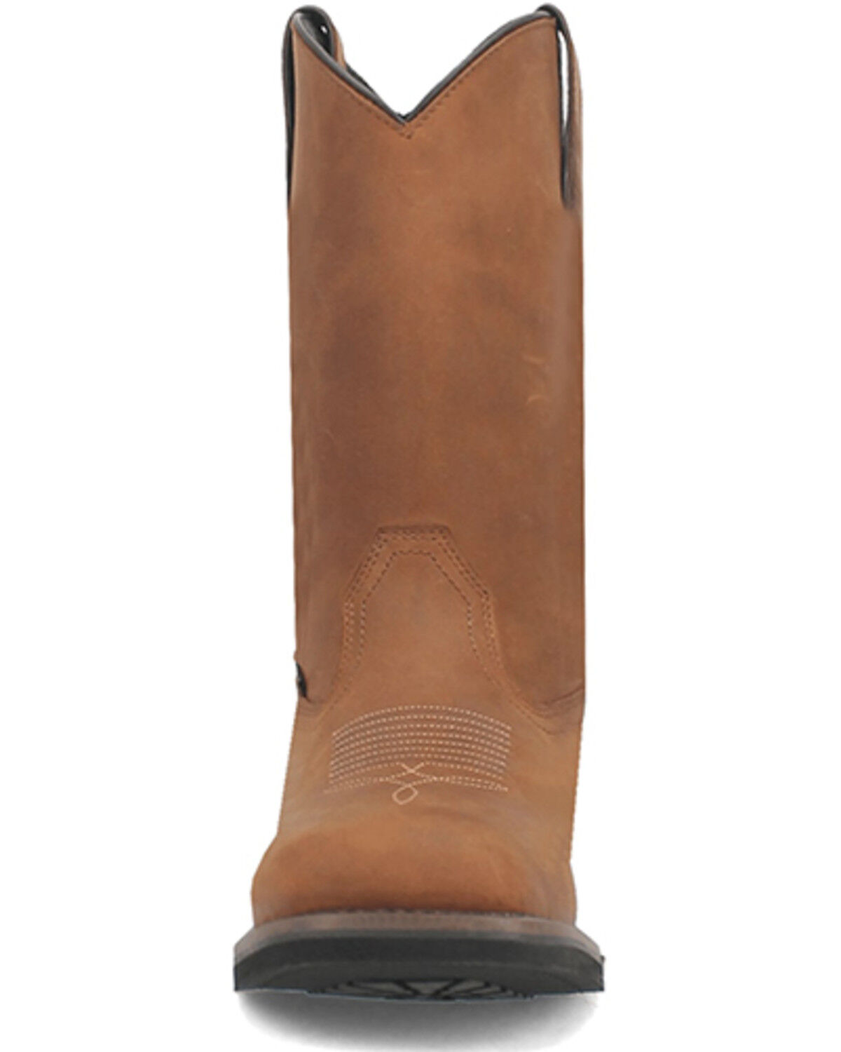 Image #4 - Dan Post Men's Las Cruces Waterproof Performance Boots - Broad Square Toe, Brown, hi-res