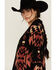 Image #2 - Angie Women's Southwestern Print Open Front Sweater, , hi-res