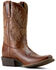 Image #1 - Ariat Men's Sport Performance Western Boots - Square Toe, Tan, hi-res