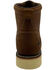 Image #5 - AdTec Men's 6" Apex Moc Work Boots - Soft Toe, Brown, hi-res