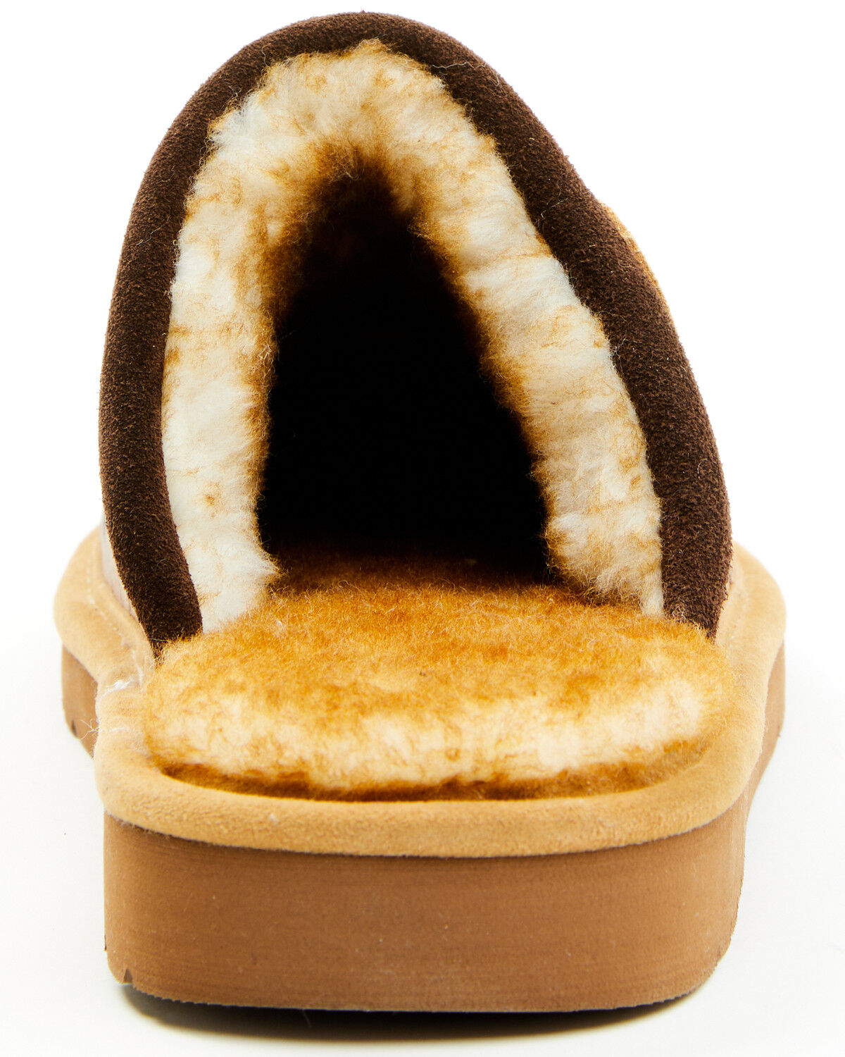 Image #5 - Ariat Men's Silversmith Full Quill Ostrich Print Slippers, Tan, hi-res
