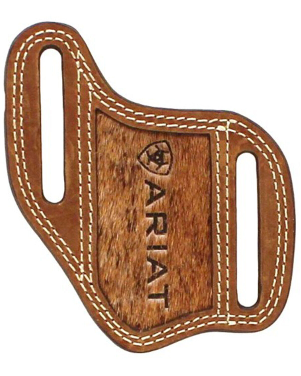 Image #1 - Ariat Men's Leather Knife Sheath, Brown, hi-res