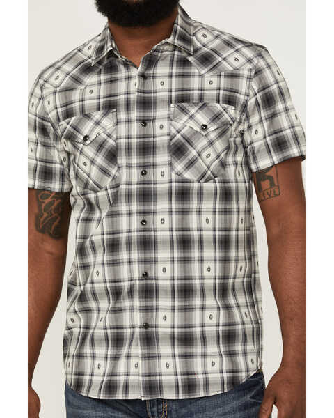 Image #2 - Pendleton Men's Frontier Plaid Western Shirt , Black, hi-res