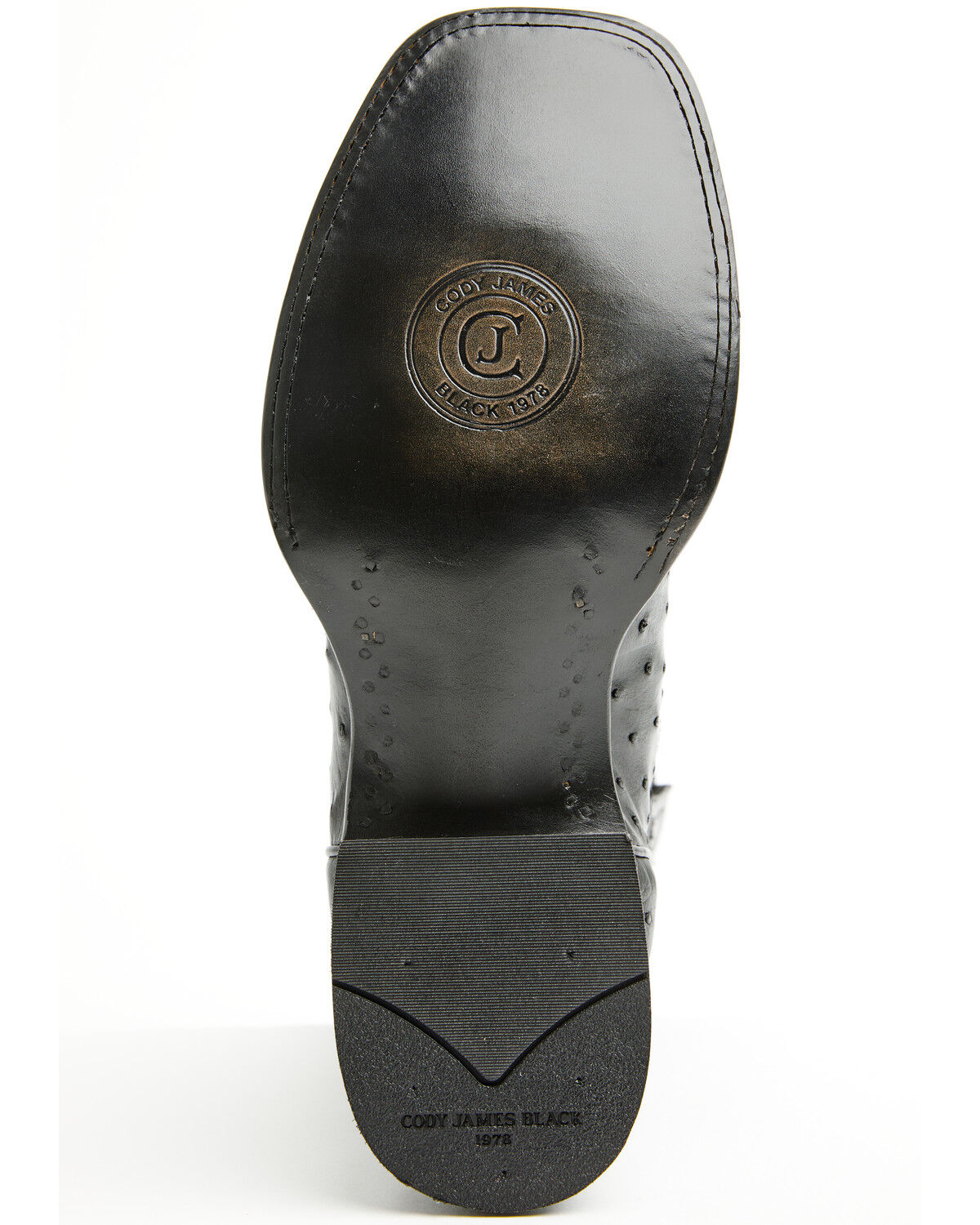 Image #7 - Cody James Black 1978® Men's The Hayward Exotic Full Quill Ostrich Western Boots - Broad Square Toe, Black, hi-res