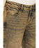 Image #2 - Miss Me Women's Vintage Mid Rise Baggy Wide Leg Stretch Denim Jeans, Medium Wash, hi-res