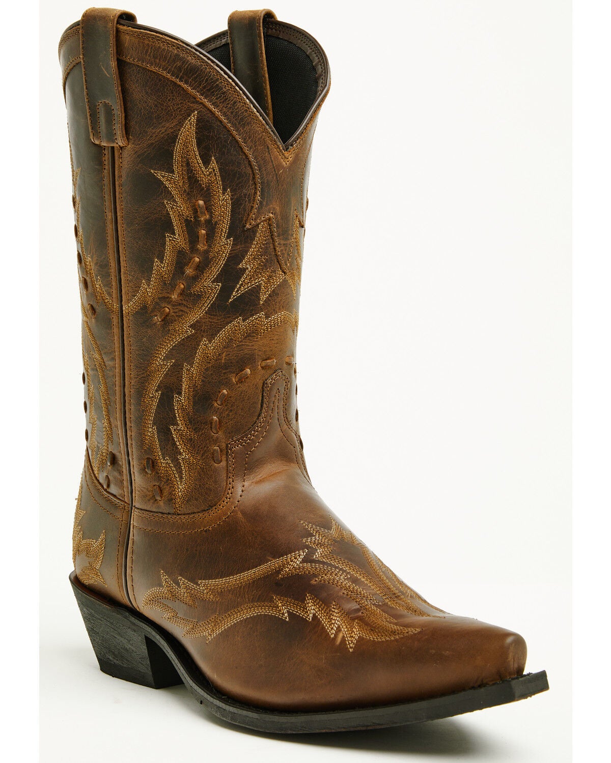 Image #1 - Laredo Men's Ryker Western Boots - Snip Toe, Brown, hi-res