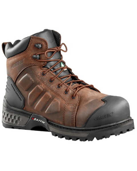 Image #1 - Baffin Men's Monster 6" (STP) Waterproof Work Boots - Composite Toe, Brown, hi-res