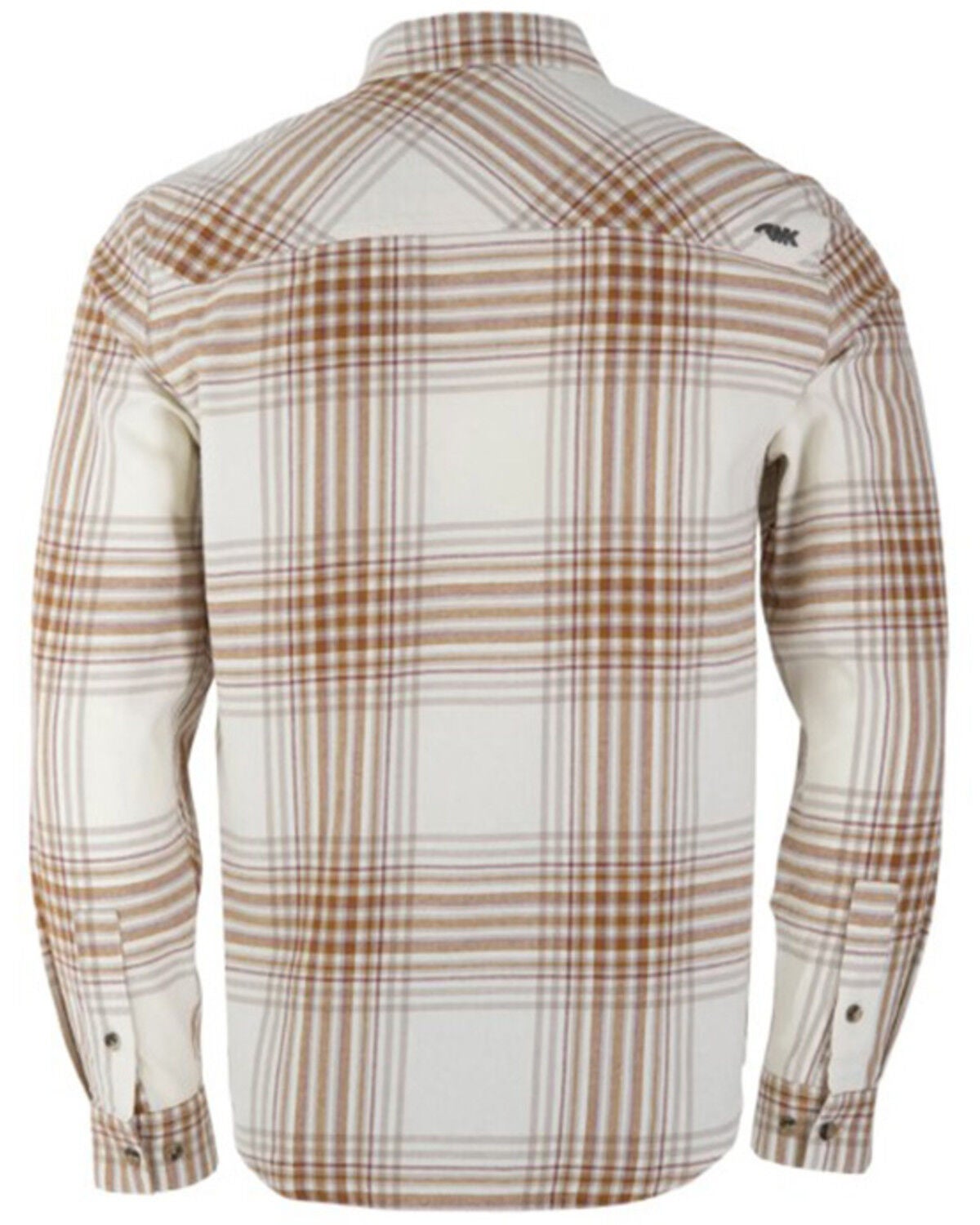 Image #2 - Mountain Khakis Men's Noda Plaid Print Long Sleeve Button-Down Flannel Shirt, Cream, hi-res
