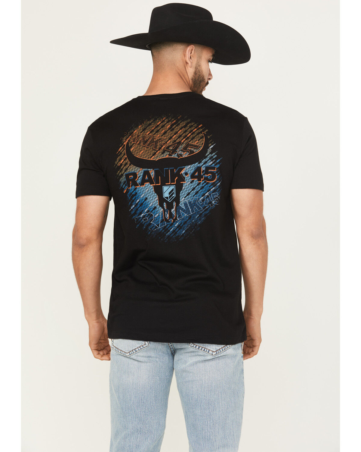 Image #4 - RANK 45® Men's Tron Logo Short Sleeve Graphic T-Shirt, Black, hi-res