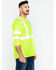 Image #5 - Hawx Men's Hi-Vis Reflective Long Sleeve Work Tee - Big & Tall, Yellow, hi-res