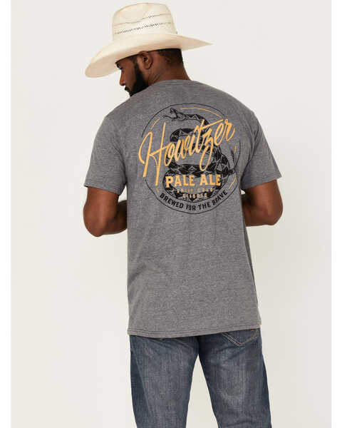 Image #4 - Howitzer Men's Pale Ale Graphic T-Shirt, Charcoal, hi-res