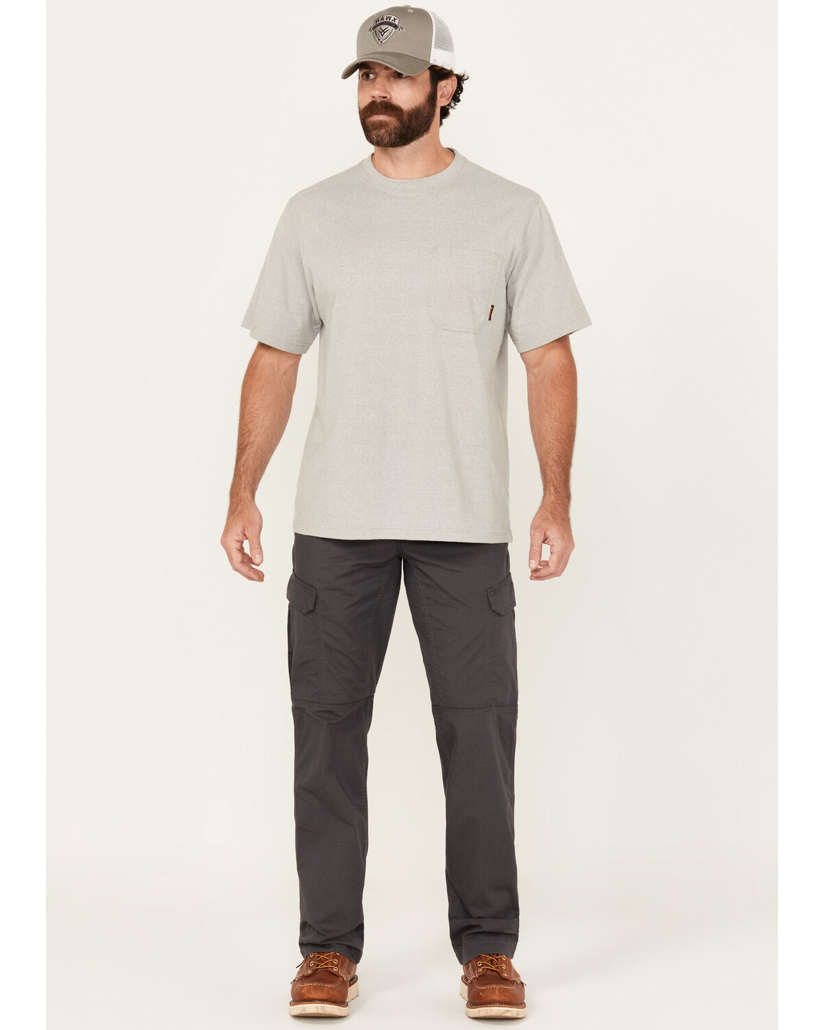 Carhartt Men's M-Force Broxton Cargo Work Pants, Grey, hi-res