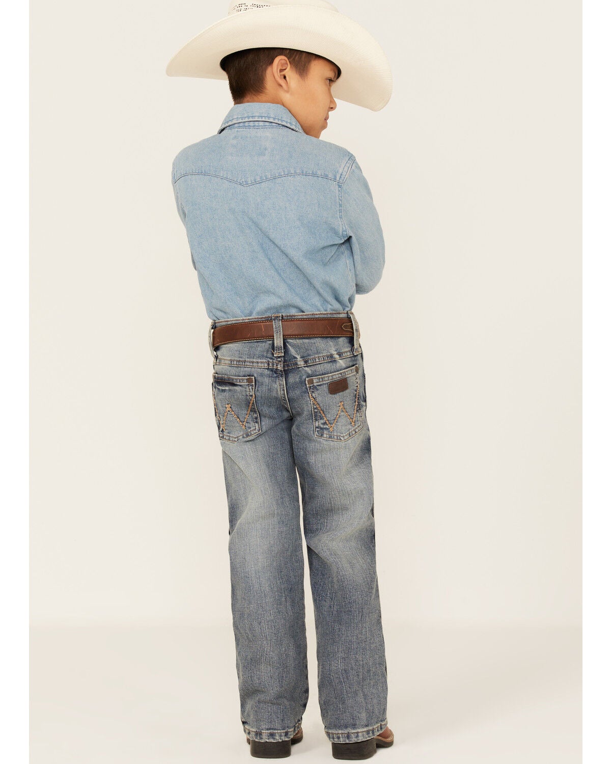 Image #3 - Wrangler Little Boys' Greeley Relaxed Bootcut Jeans, , hi-res
