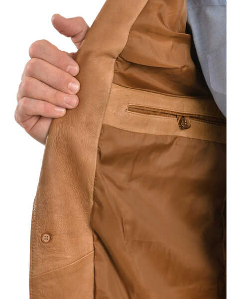 Image #4 - Scully Lamb Leather Blazer - Big, Chestnut, hi-res
