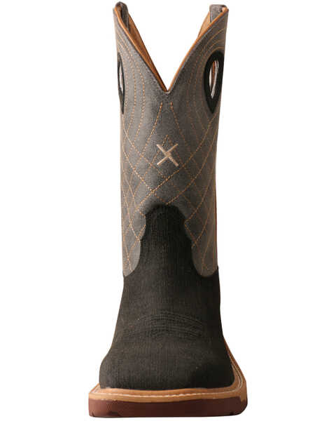 Image #5 - Twisted X Men's Brown CellStretch Western Work Boots - Alloy Toe, Brown, hi-res