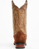 Image #5 - Laredo Men's Rigid Roughout Performance Western Boots - Broad Square Toe, Rust Copper, hi-res