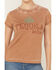 Image #3 - Idyllwind Women's Tequila Helps Short Sleeve Graphic Tee, Caramel, hi-res