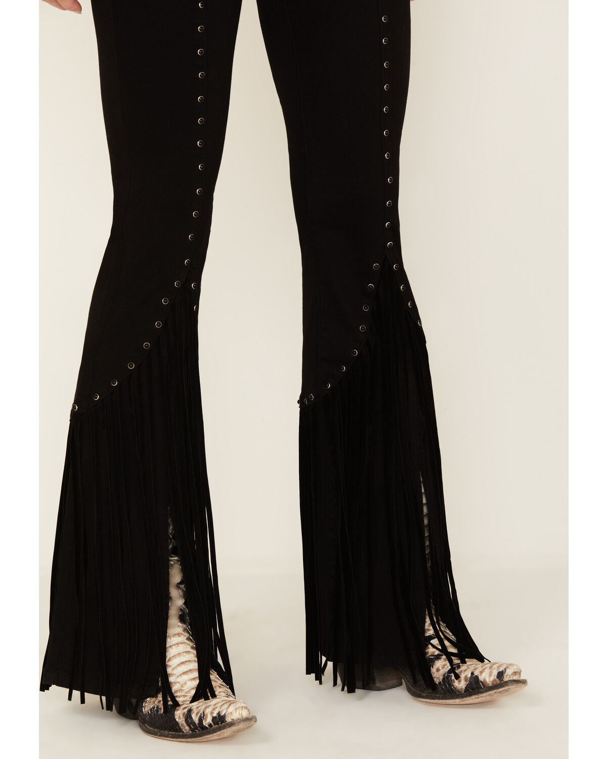 Image #2 - Idyllwind Women's Fringe & Embellished High Risin' Stretch Flare Jeans, , hi-res